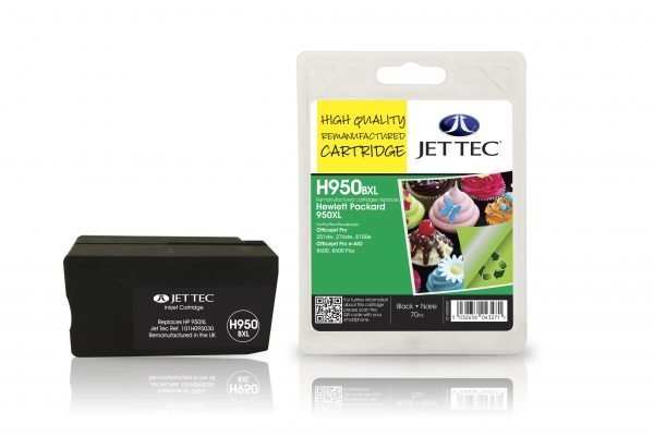 Jet Tec Hp950bxl Black Mustekasetti