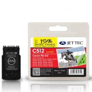 Jet Tec Pg-512 Black Mustekasetti