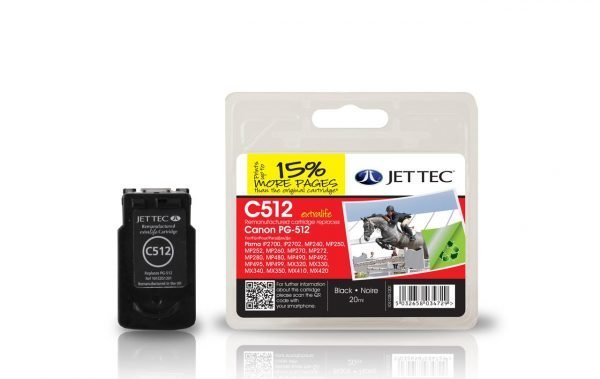 Jet Tec Pg-512 Black Mustekasetti