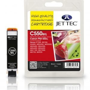 Jet Tec Pgi-550xl Black Mustekasetti