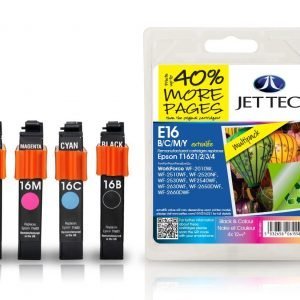 Jet Tec T1621/2/3/4 4-Väri Mustekasetti