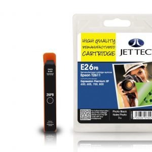 Jet Tec T2611 Photo Black Mustekasetti