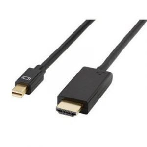 Kanex Video-/audiokaapeli Mini Displayport Uros 19-nastainen Hdmi Tyyppi A Uros Musta 3m