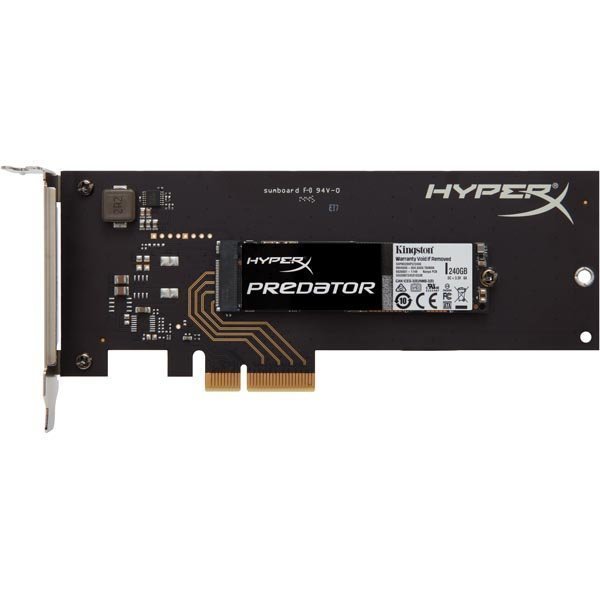 Kingston 240GB SSD HyperX Predator PCIe Gen2 x4 (HHHL)