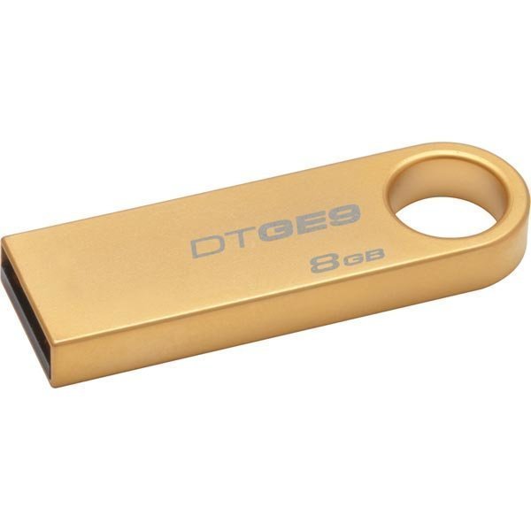 Kingston 8GB USB 2.0 DataTraveler GE9 (Gold Metal casing)