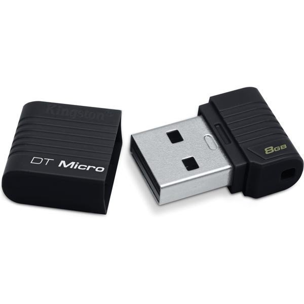 Kingston 8GB USB 2.0 muisti DataTraveler Micro musta