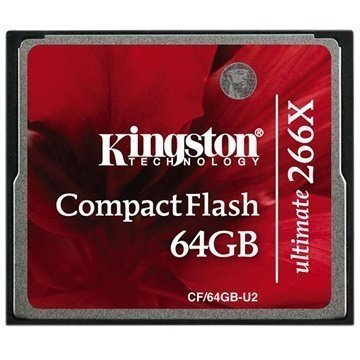 Kingston CF/64GB-U2 Ultimate 266X Compact Flash Muistikortti 64Gt