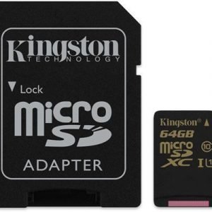 Kingston Flash-muistikortti Microsdxc 64gb