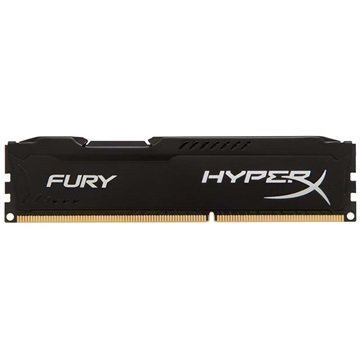 Kingston HX318C10FB/4 HyperX Fury DDR3-1866 RAM Muisti 4Gt Musta