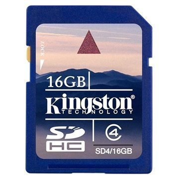 Kingston SDHC Card 16GB Class 4