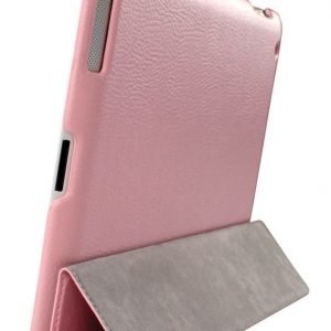 Kotelo PU-nahkaa iPad 2/3/4-tabletille pinkki