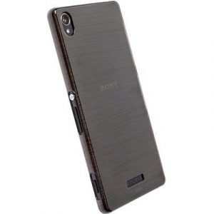 Krusell Boden Takakansi Matkapuhelimelle Sony Xperia Z5 Läpikuultava Musta
