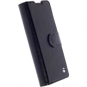 Krusell Ekerö Foliowallet 2in1 Läppäkansi Matkapuhelimelle Sony Xperia Xa Musta