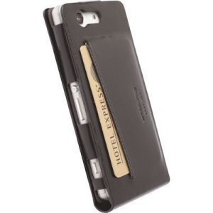 Krusell Kalmar Walletcase Mfx Läppäkansi Matkapuhelimelle Sony Xperia Z3 Compact Musta