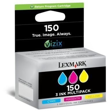 LEXMARK Multipakkaus 3 mustepatruuna C/M/Y (No. 150)