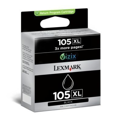 LEXMARK Mustepatruuna musta Nro 105XL High Yield Return