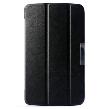 LG G Pad 7.0 Tri-Fold Nahkakotelo Musta