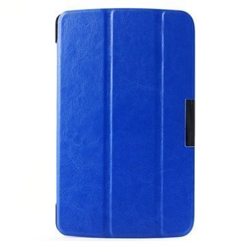 LG G Pad 7.0 Tri-Fold Nahkakotelo Tummansininen