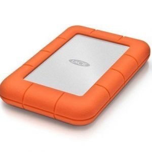 Lacie Rugged Mini 500gb 7200rpm Usb 3.0/2.0 0.5tb Harmaa Oranssi