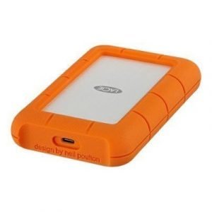 Lacie Rugged Usb-c 4tb Oranssi Hopea