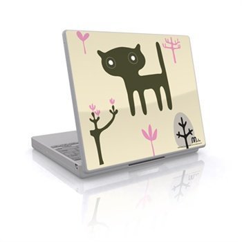 Laptop Skin Cat Black