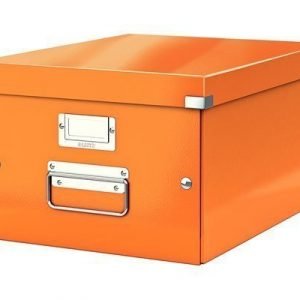 Leitz Storage Box Medium Click & Store Orange