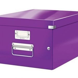 Leitz Storage Box Medium Click & Store Purple