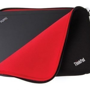 Lenovo Thinkpad Fitted Reversible Sleeve 14tuuma Neoprene Musta Punainen