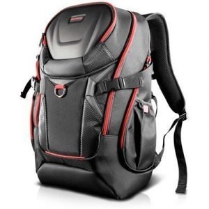 Lenovo Y Gaming Active Backpack 17.3 Musta Punainen 17.3tuuma