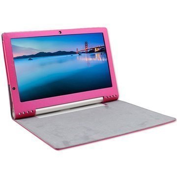 Lenovo Yoga Tablet 2 Pro Nahkakotelo Kuuma Pinkki