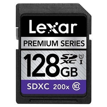 Lexar LSD128BBEU200 Premium Series 200x SDXC Muistikortti 128Gt