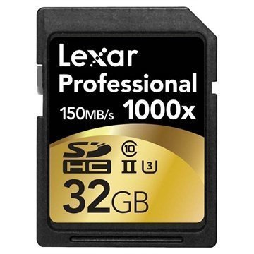 Lexar LSD32GCRBEU1000 Professional 1000x SDHC Muistikortti 32Gt