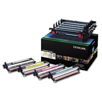 Lexmark C 540 N X 543 DN Toner Kit C540X74G Black Cyan Magenta Yellow