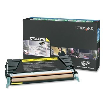 Lexmark C734A1YG Väri C 734 DN X 734 DE Keltainen