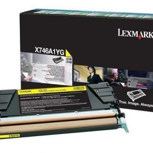 Lexmark Värikasetti Keltainen 7k X746/x748 Return