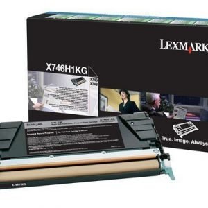 Lexmark Värikasetti Musta 12k X746/x748 Return