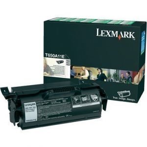 Lexmark Värikasetti Musta T52x/650/652/654 Re T650a11e