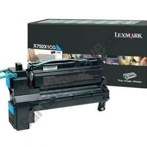 Lexmark Värikasetti Syaani 20k X792de