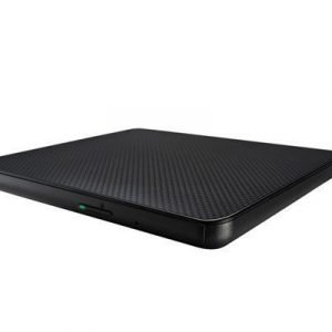 Lg Slim External Base Dvd-w 9.5mm Gp80n Black Retail Dvd-asema