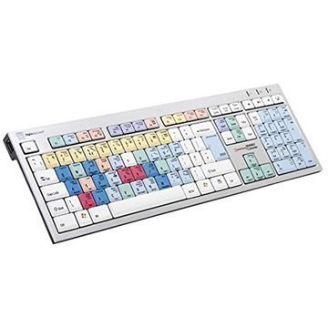 LogicKeyboard Cubase Nuendo German Slim Line Keyboard QWERTY