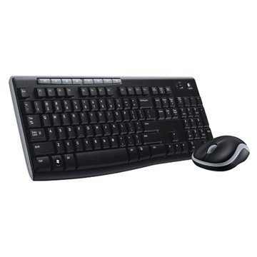 Logitech MK270 Wireless Desktop Black Nordic Layout