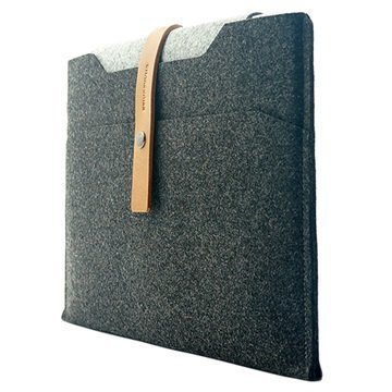 MacBook 12 Retina (2015) Charbonize Suojapussi Hiilenmusta / Parkki