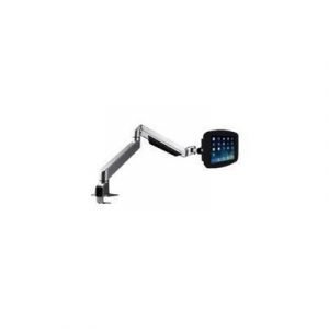 Maclocks Surface Secure Space Enclosure With Reach Articulating Arm Kiosk Black.
