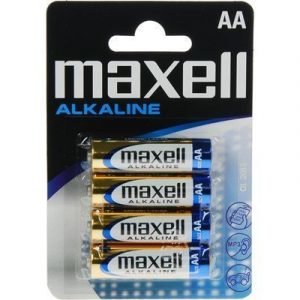 Maxell Alkaline Battery 4pcs Aa Lr06