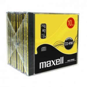 Maxell Cd-Rw80 12x 10 Kpl