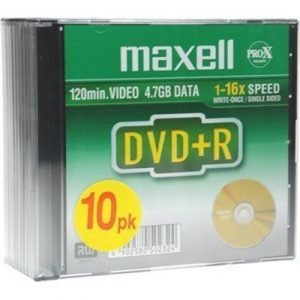 Maxell Dvd+r X 10