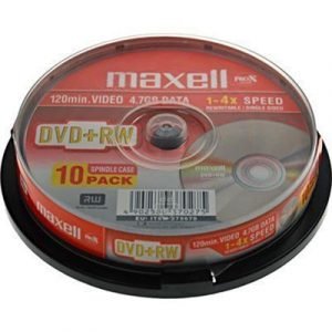 Maxell Dvd+rw X 10