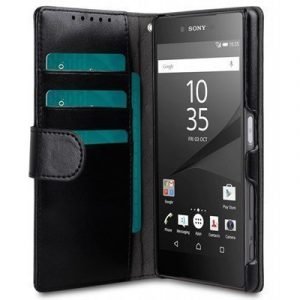 Melkco Walletcase Book Sony Xperia Z5 Musta