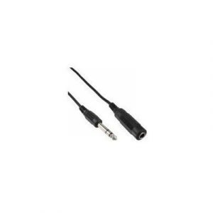 Microconnect 6.3mm M-f Phone Stereo 6.3 Mm Uros Phone Stereo 6.3 Mm Naaras Musta 5m