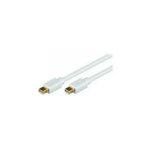 Microconnect Displayport Cable Mini Displayport Uros Mini Displayport Uros Valkoinen 1m
